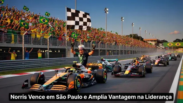 Norris Vence em São Paulo e Amplia Vantagem na Liderança