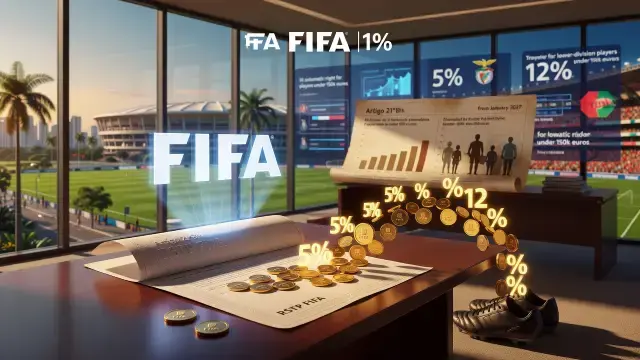 FIFA cria direito de 5% para jogadores em transferências a partir de 2027