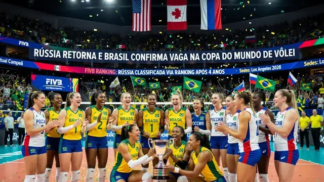 Rússia Retorna e Brasil Confirma Vaga na Copa do Mundo de Vôlei